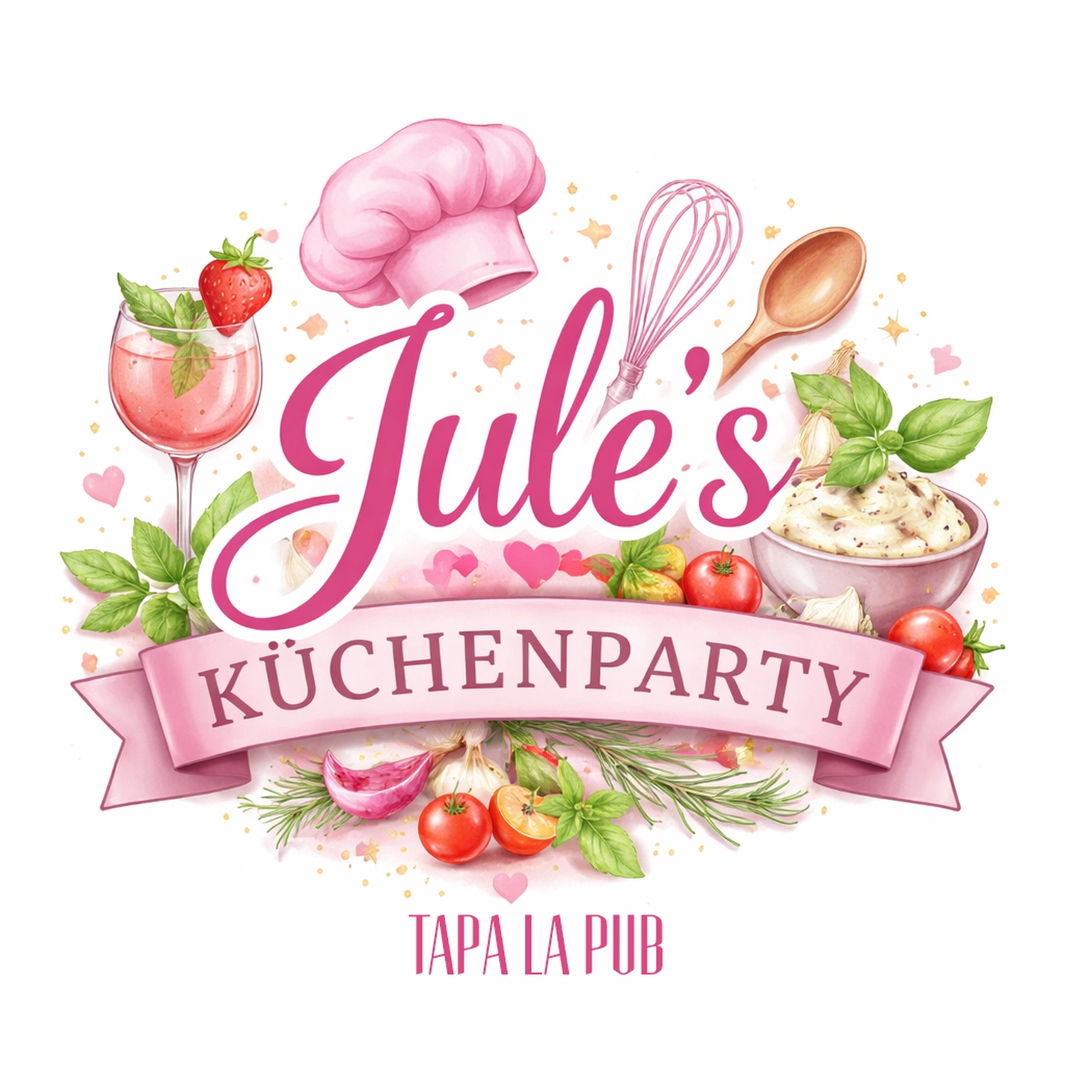 Taparazzi-Restaurant, gedeckter Familientisch mit blau-weißer Farbkombination